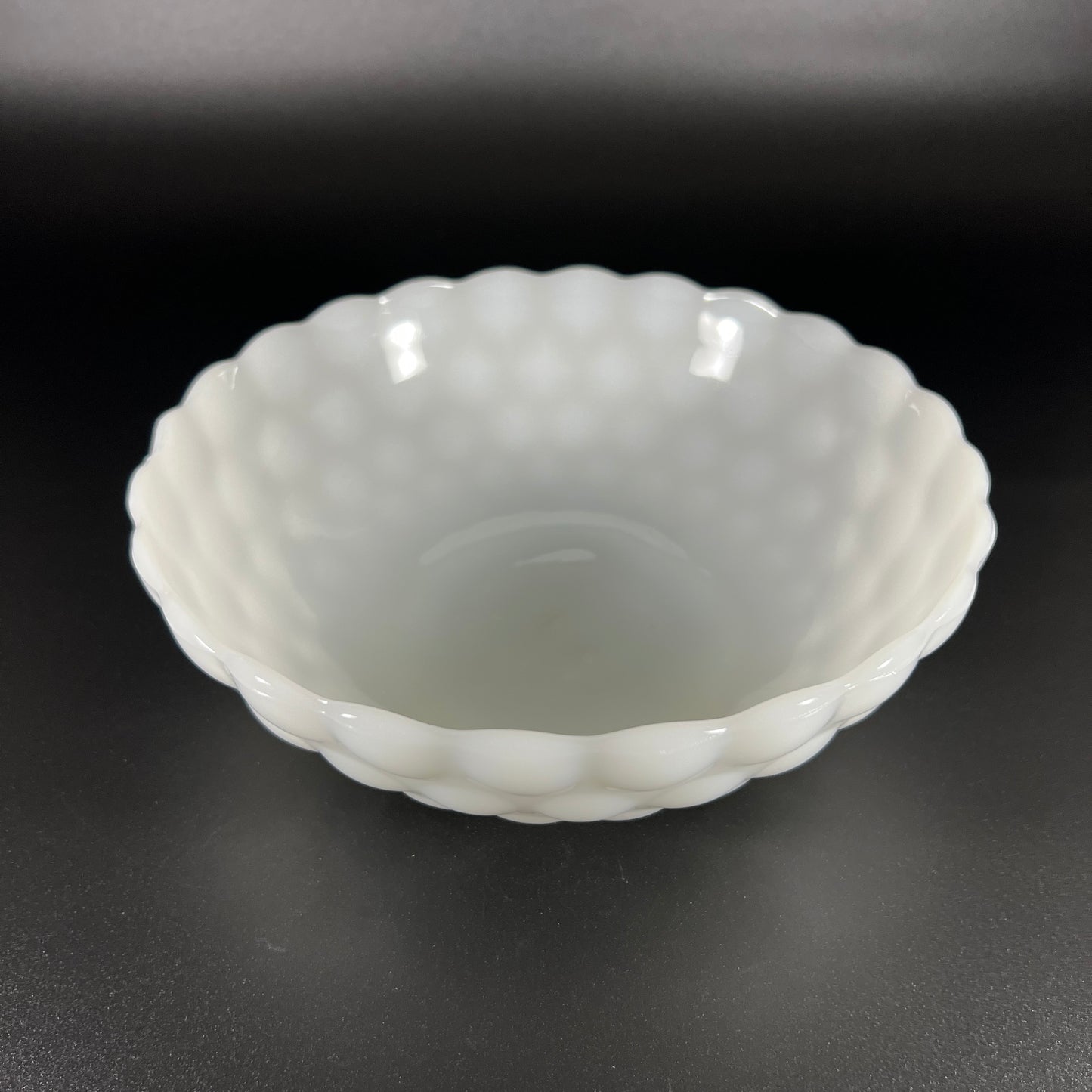 Fire King Milk Glass Bubble Bowl