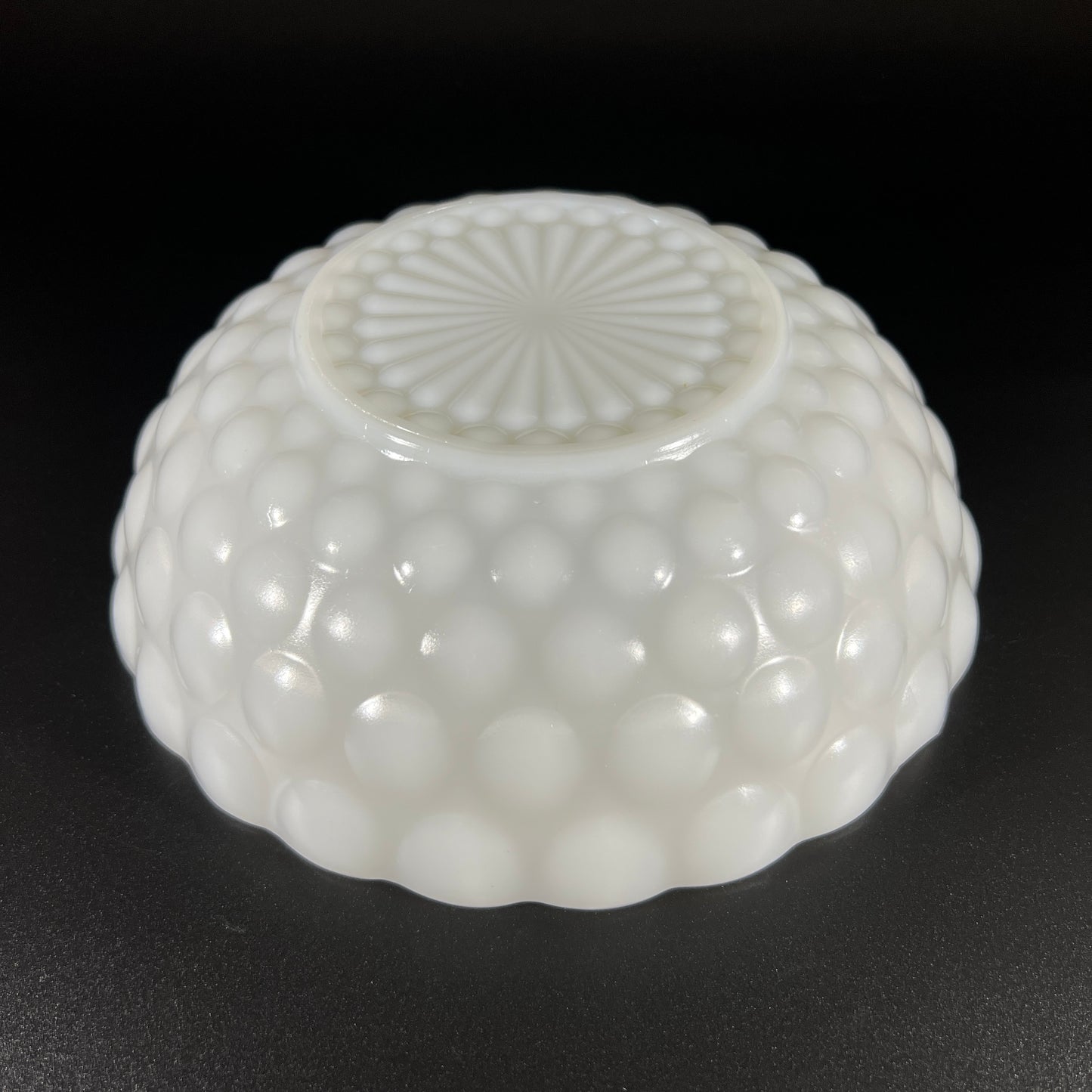 Fire King Milk Glass Bubble Bowl