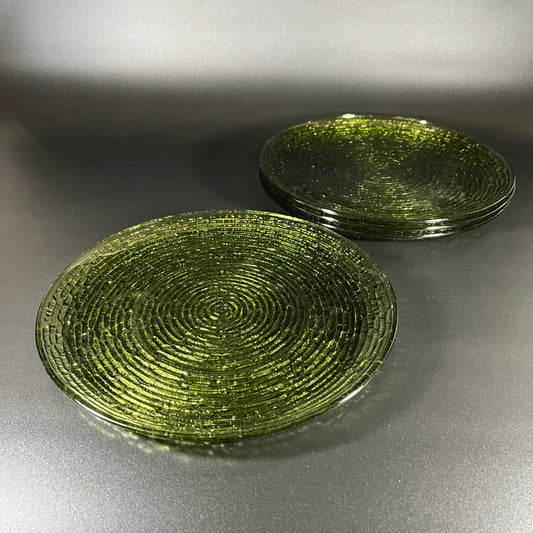 Anchor Hocking Soreno Avocado Plates
