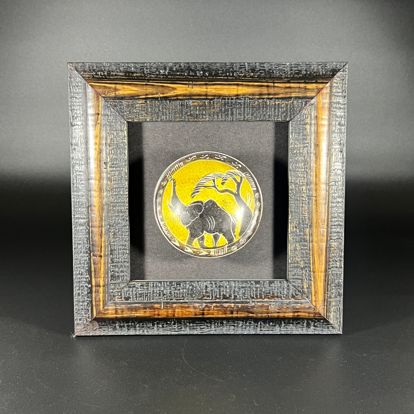 Uganda Elephant Dish Art