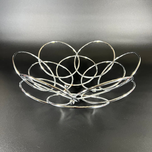 Vintage Chrome Ring Bowl