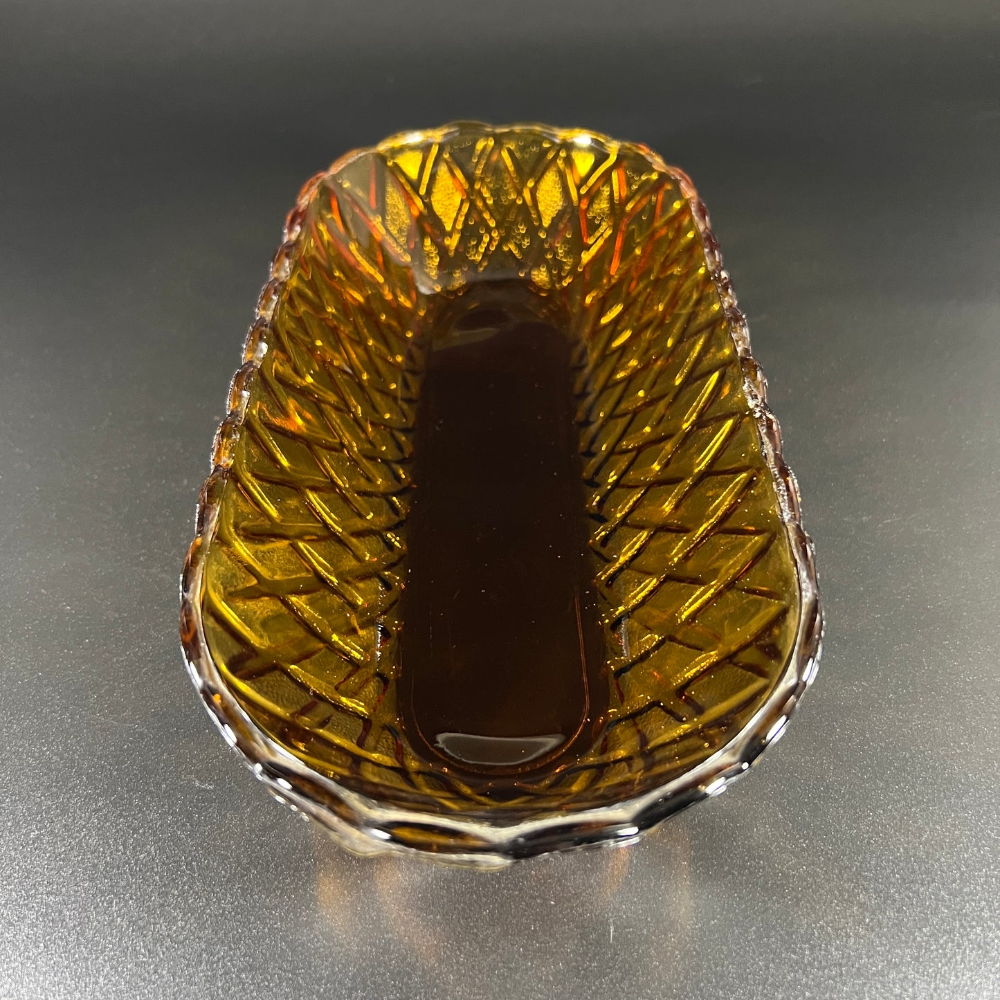 Indiana Glass Basket Weave Oblong Serving Dish