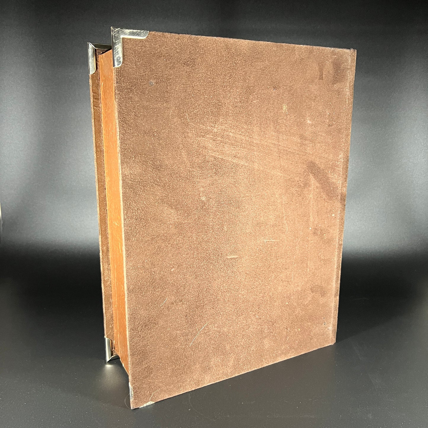 Embroidered Book Storage Box with Tapestry