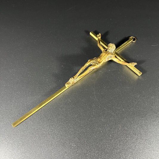 Vintage Brass Crucifix