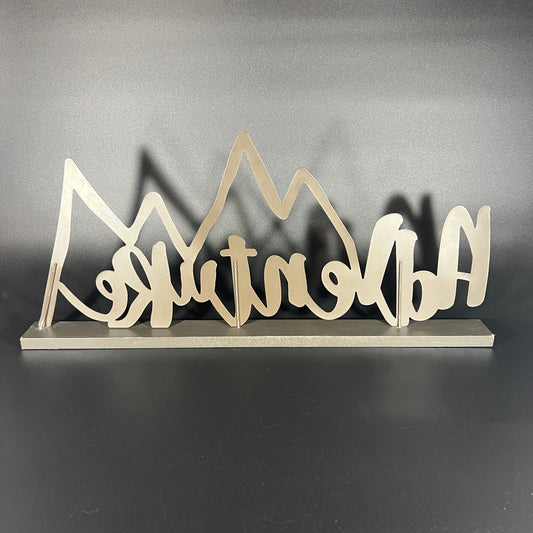 Metal Adventure Sign