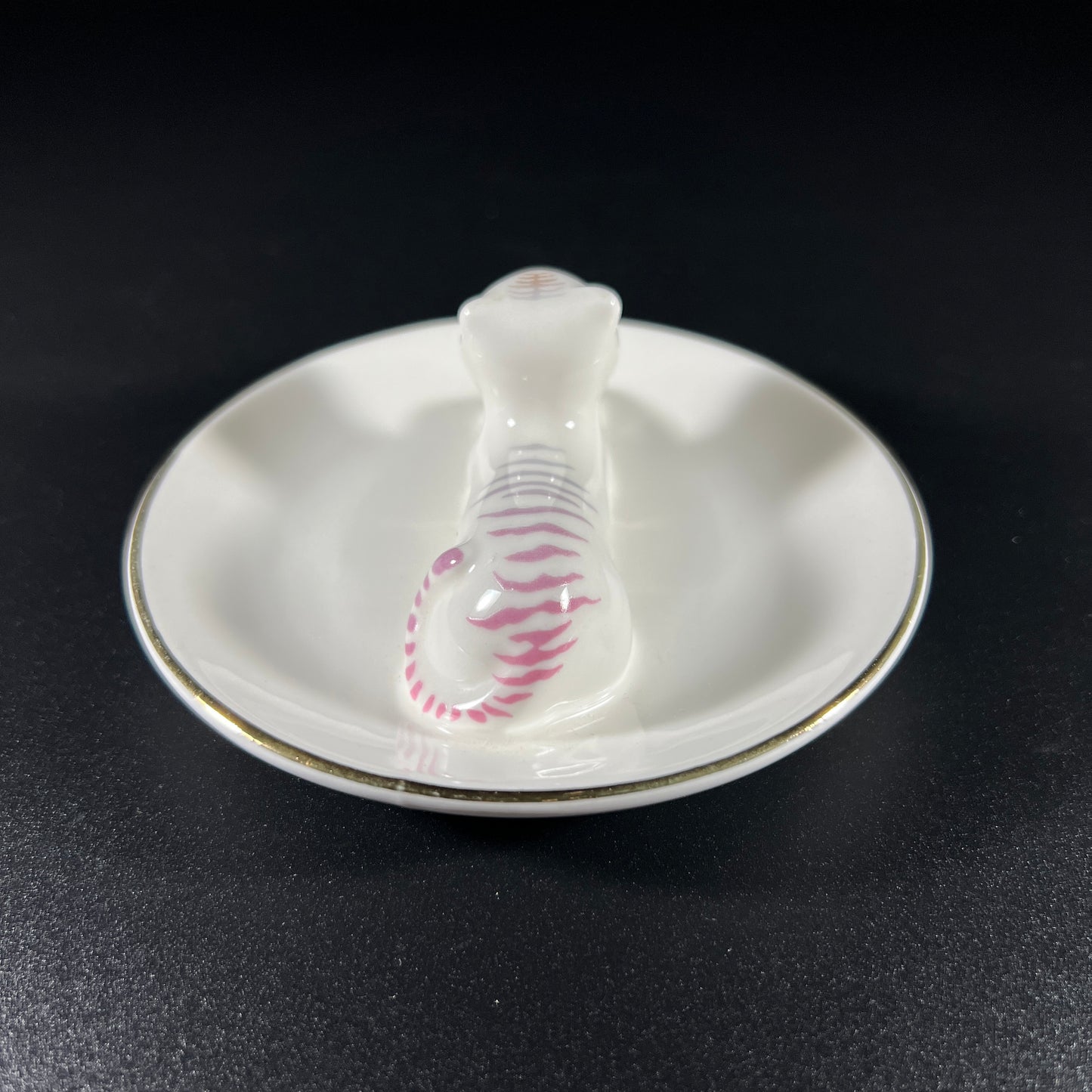 Ceramic Tiger Trinket Dish