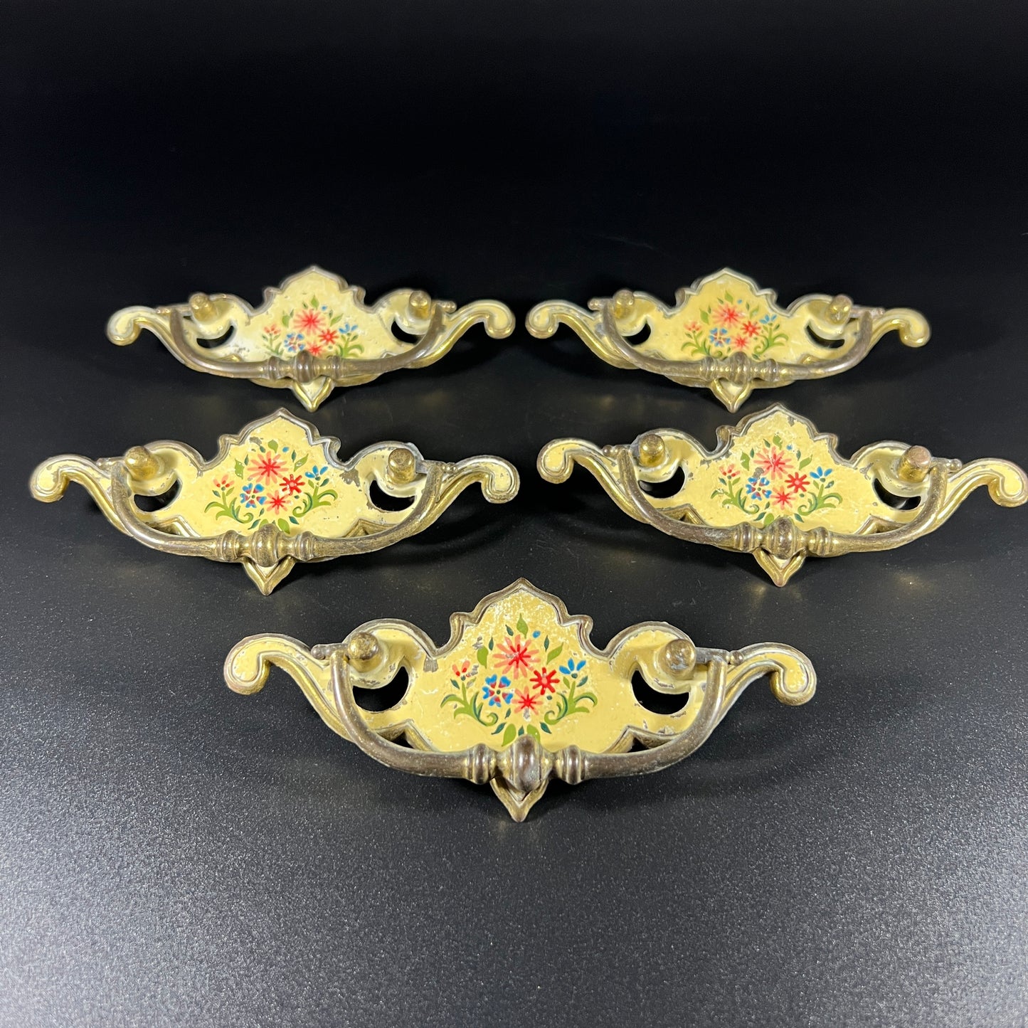 Brass Drop Bail Drawer Pulls