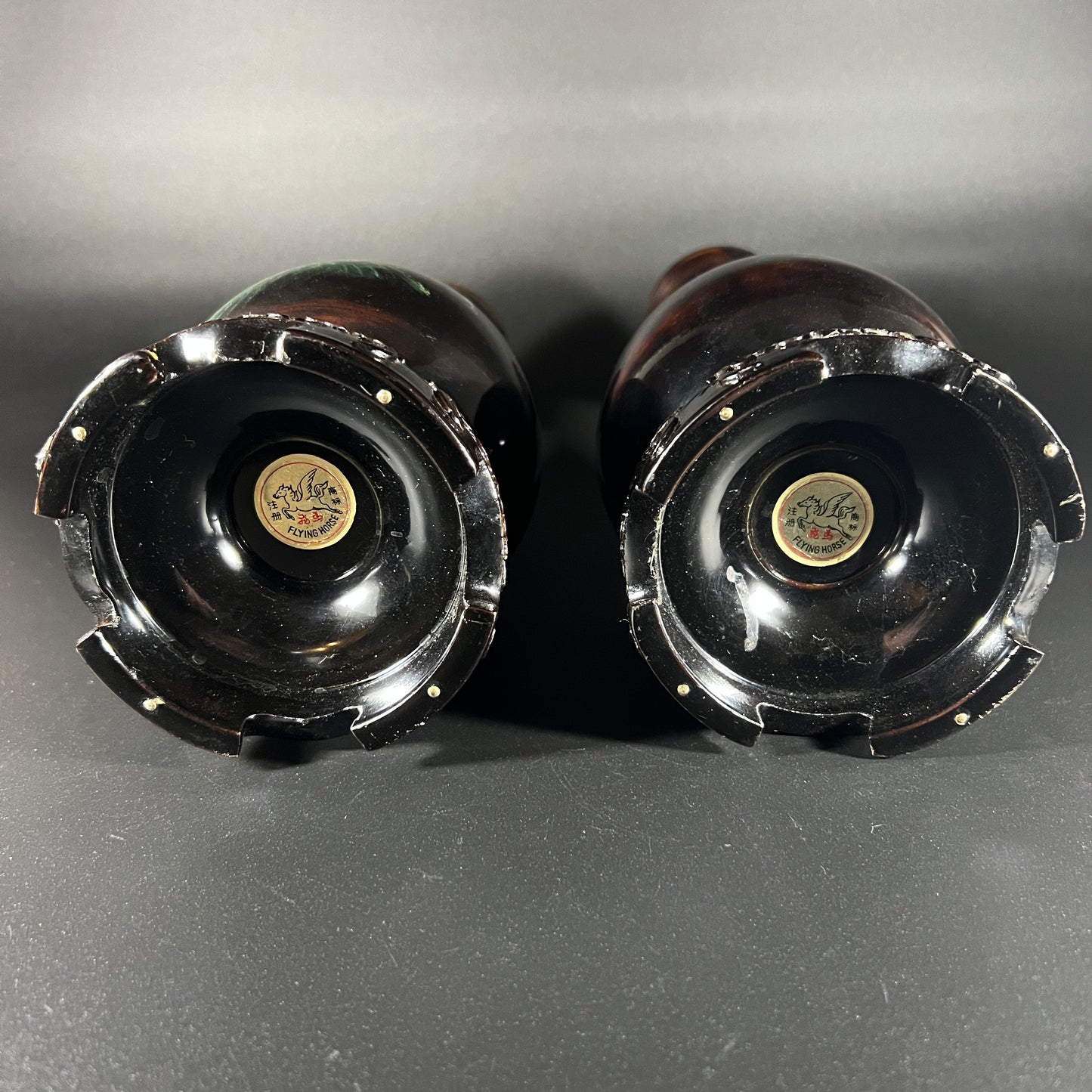 Chinese Hand Painted Lacquered Vase