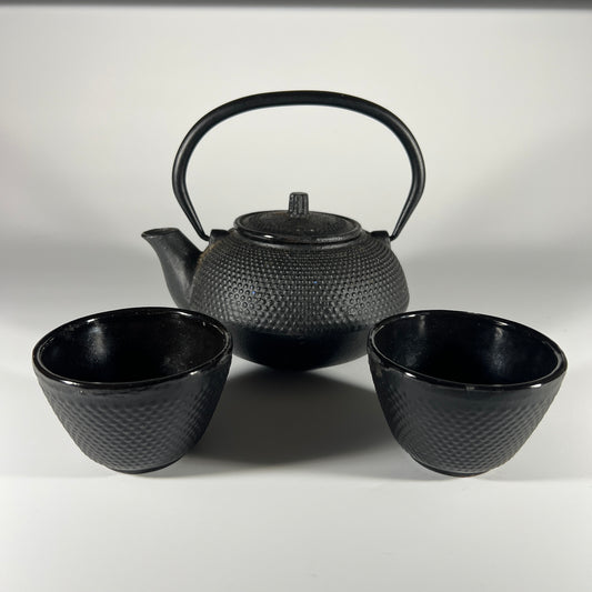 Japanese Cast Iron Tea Pot Set