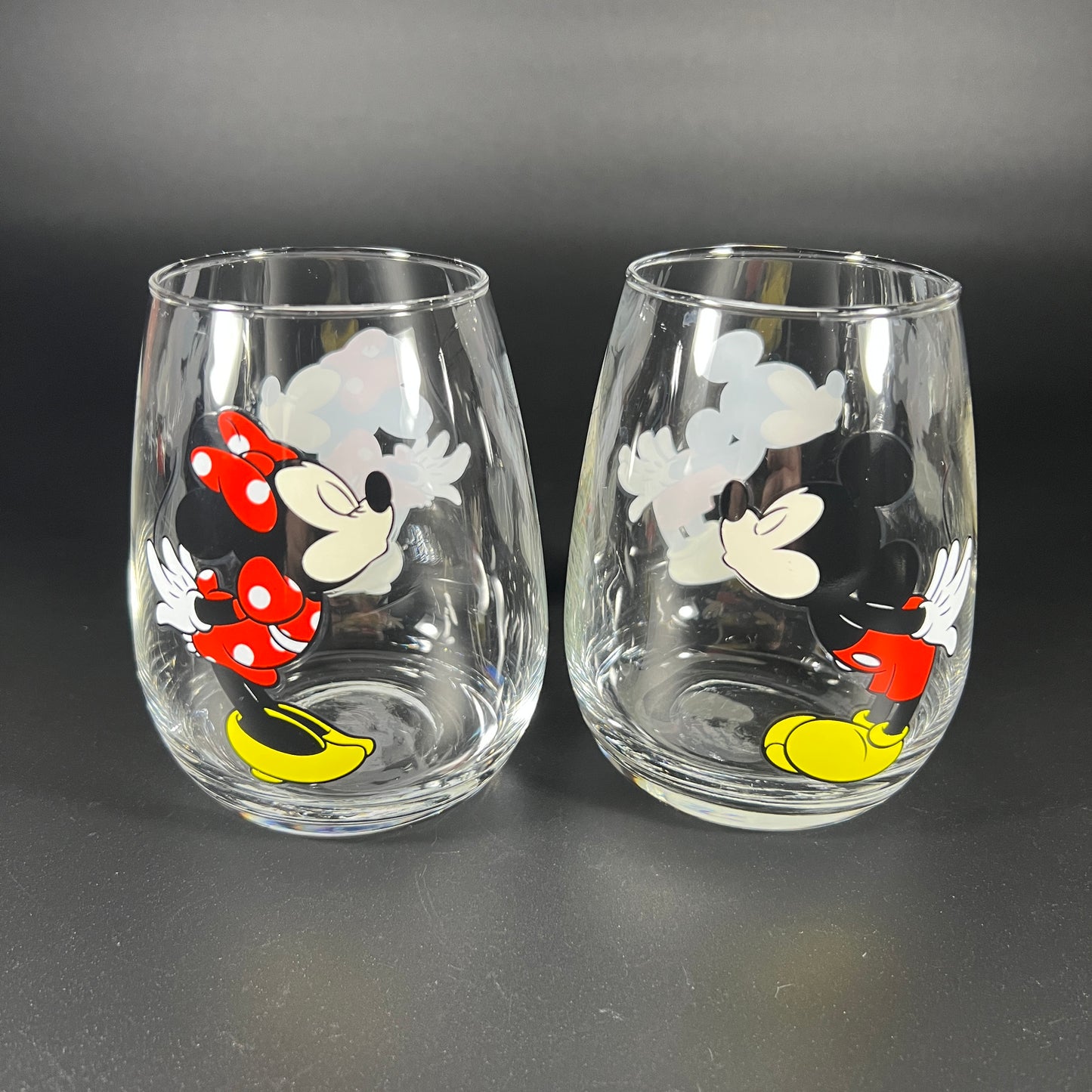 Mickey & Minnie Glass Set