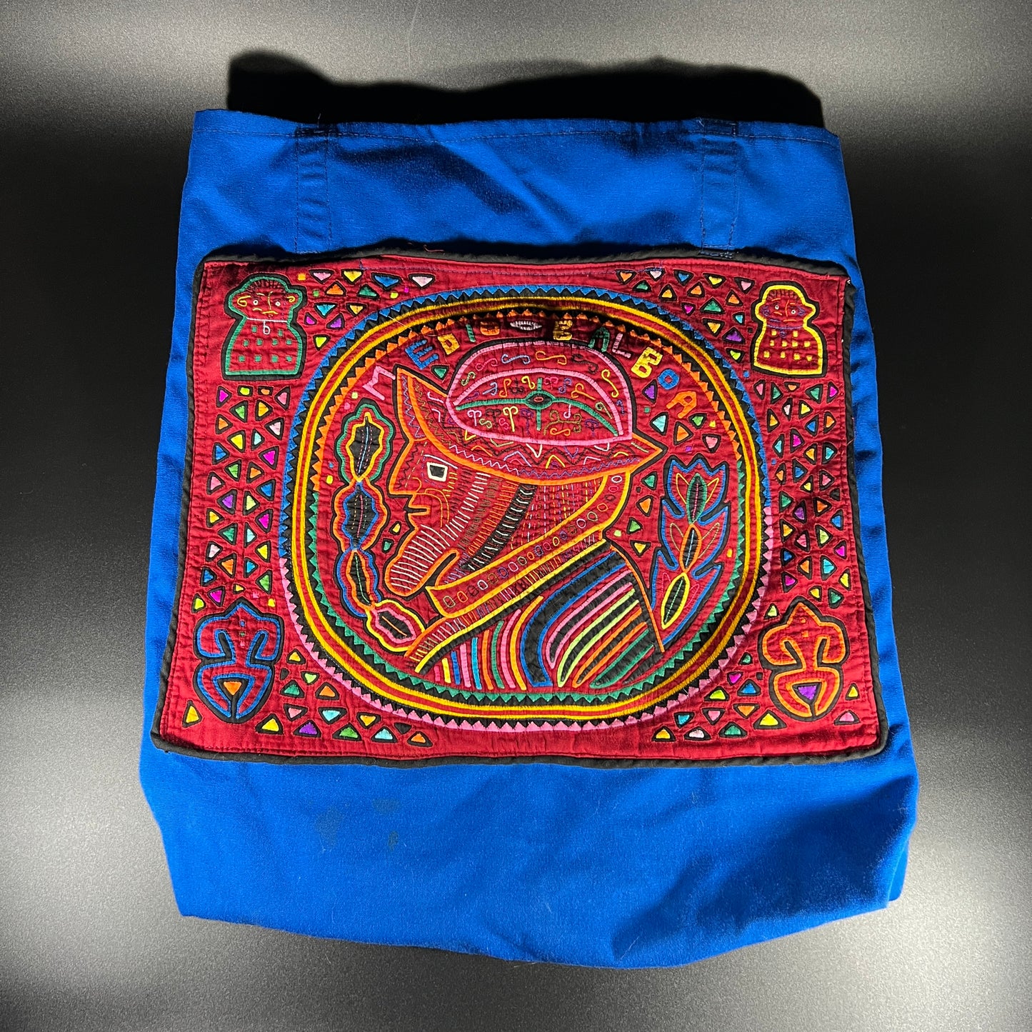 Embroidered Kuna Indian Tote Bag