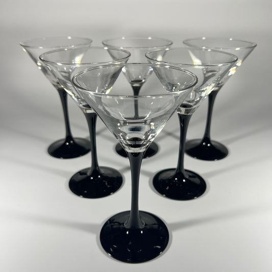 Luninarc France Martini Glass Set
