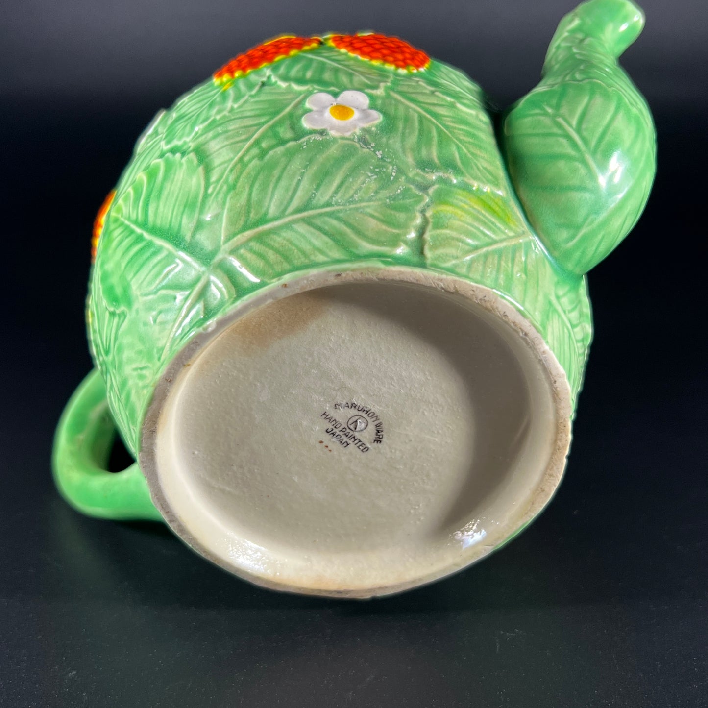Vintage Strawberry Teapot