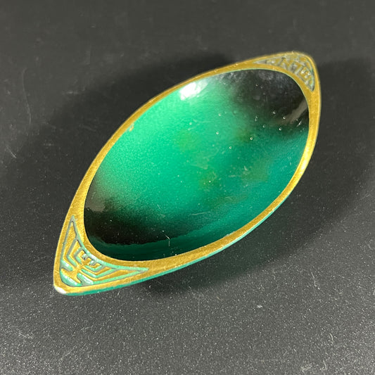 Judaica Bras Enamel Trinket Bowl