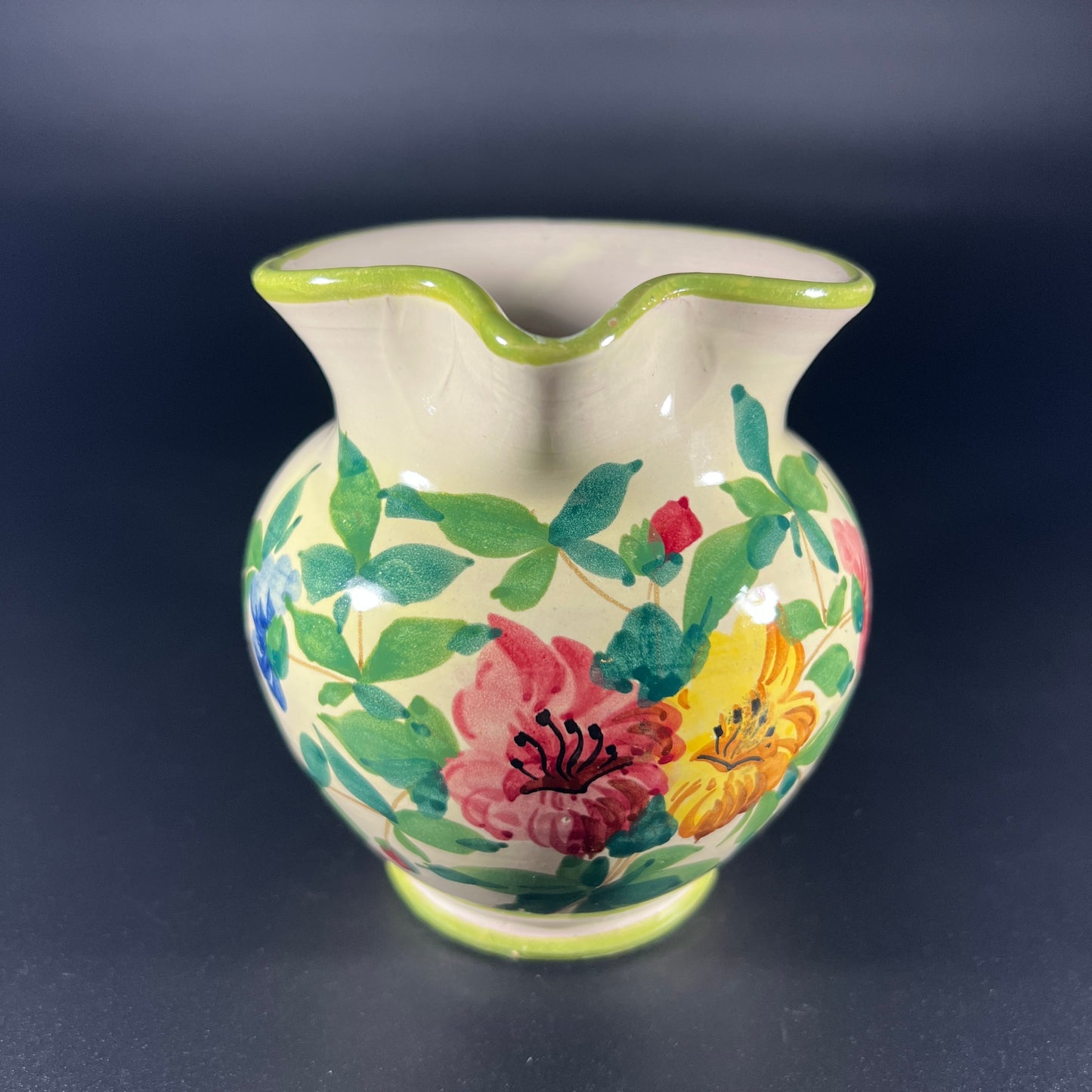 Hand-painted Italian Pitcher