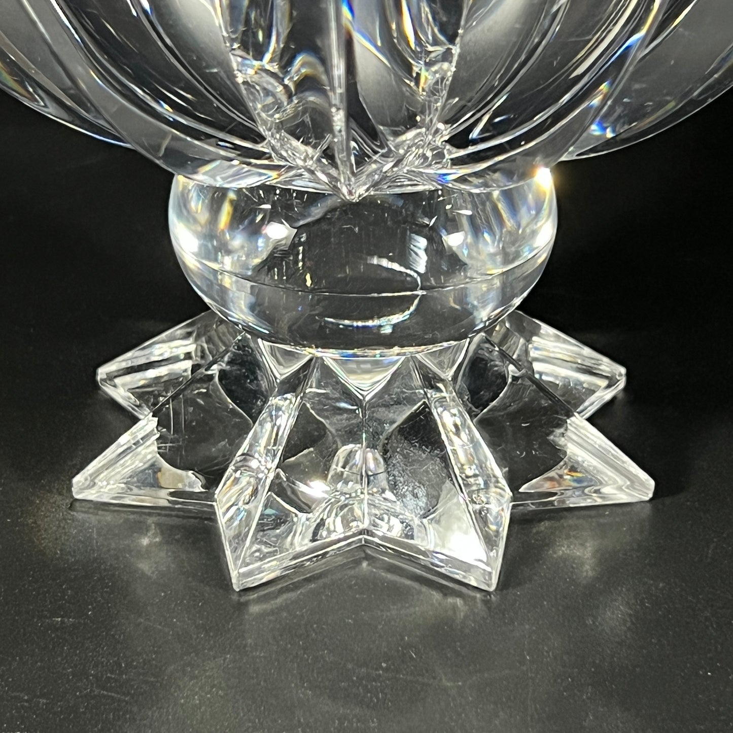 Judith Kruger Lucite Pedestal Bowl