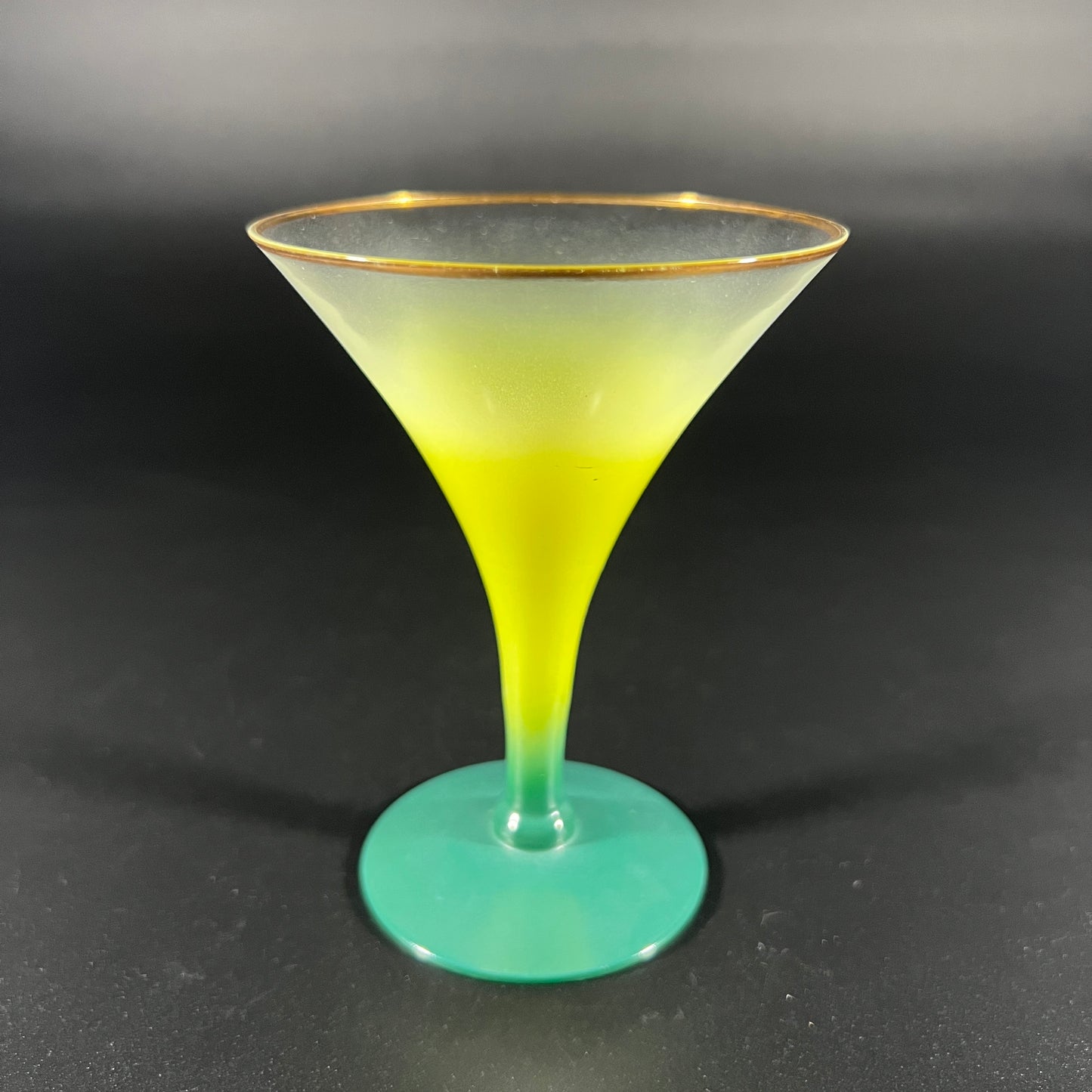 Blendo Green Stemmed Glass Set