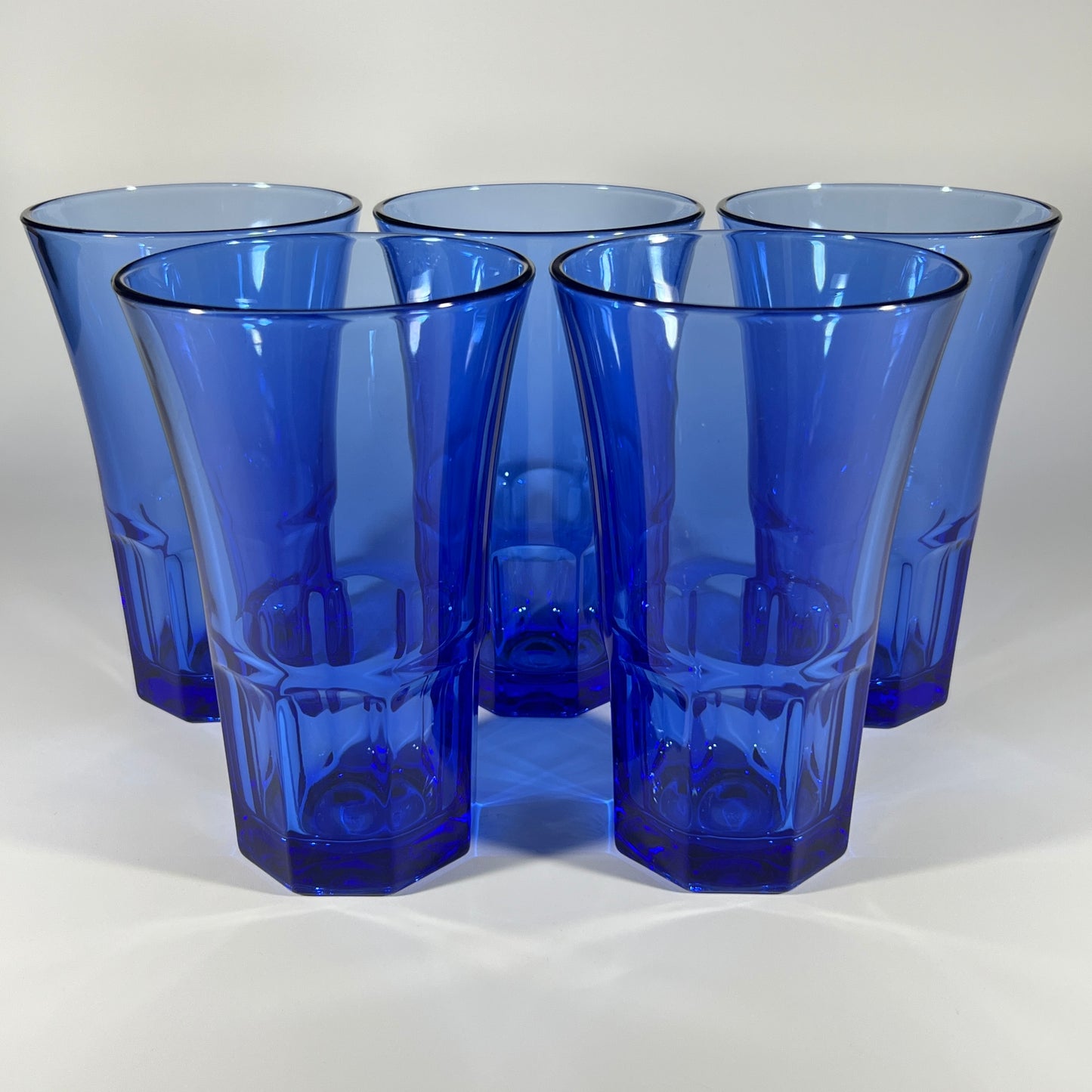 Cobalt Blue Libbey Tumbler Set