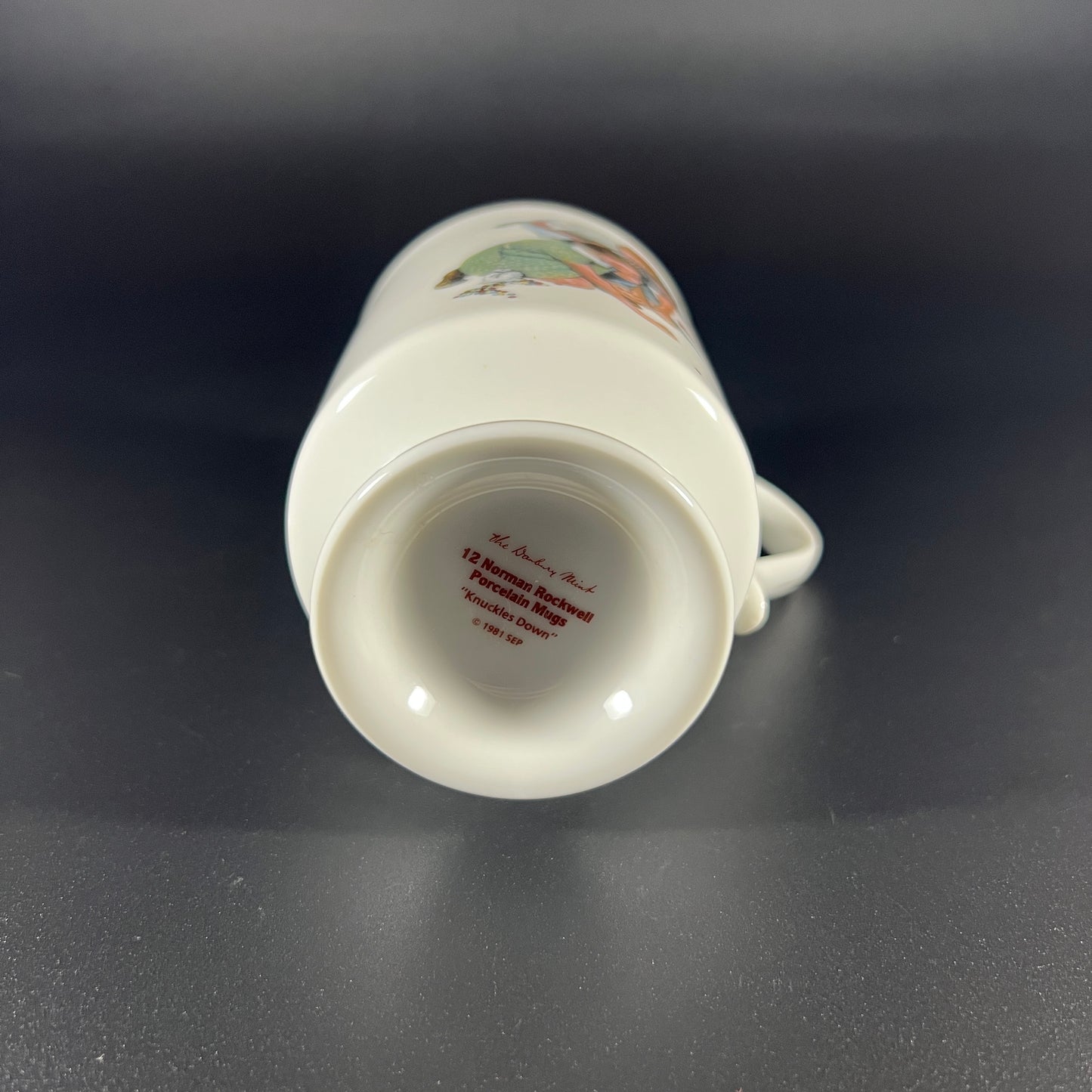 Norman Rockwell Mug "Knuckles Down" (1981)