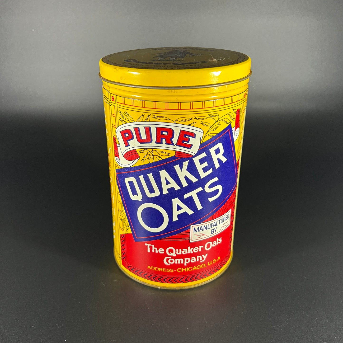 Quaker Oats Tin