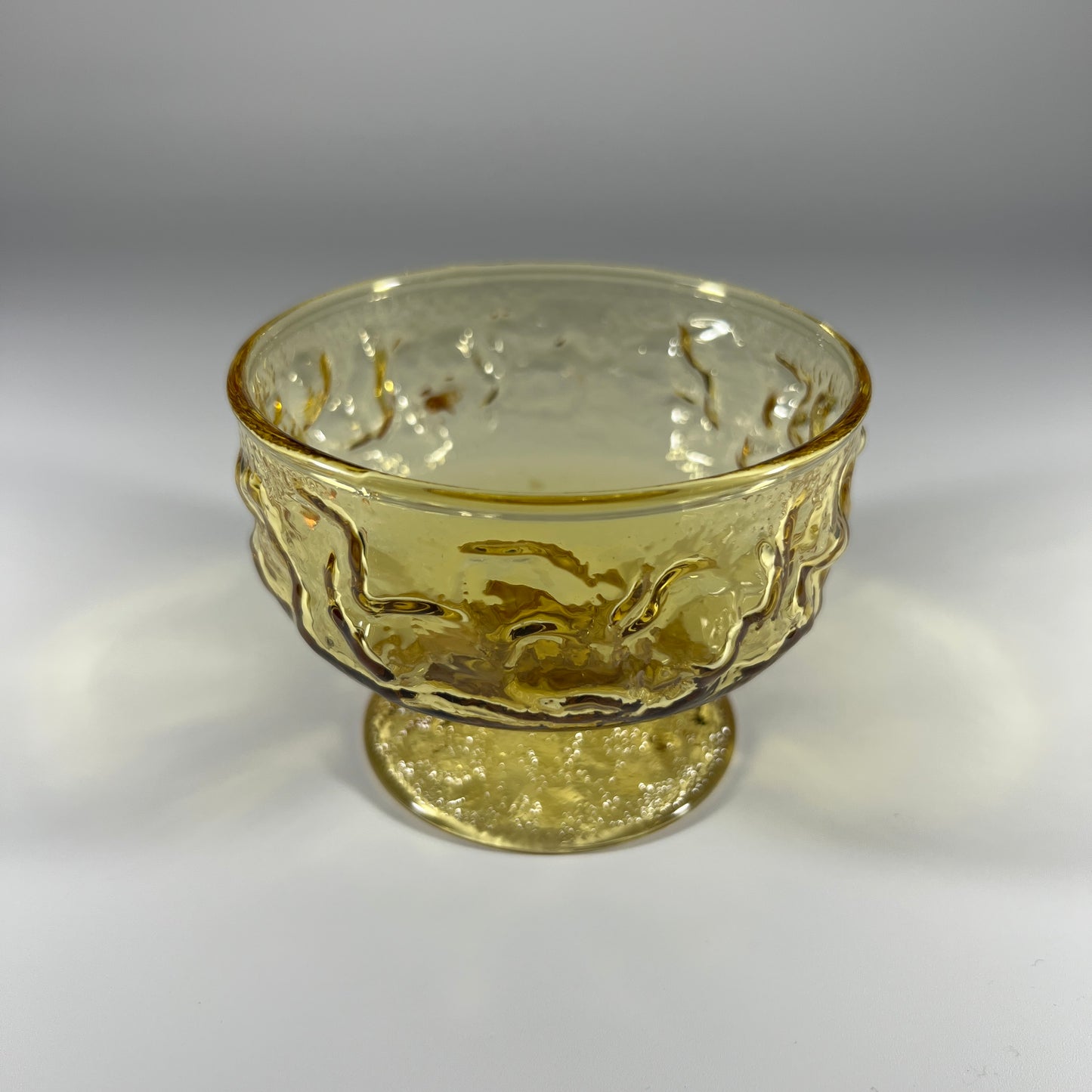 Anchor Hocking Milano Honey Gold Dessert Dish Set