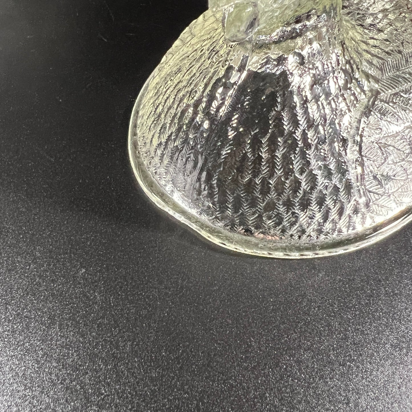 Indiana Clear Glass Hen Dish with Lid