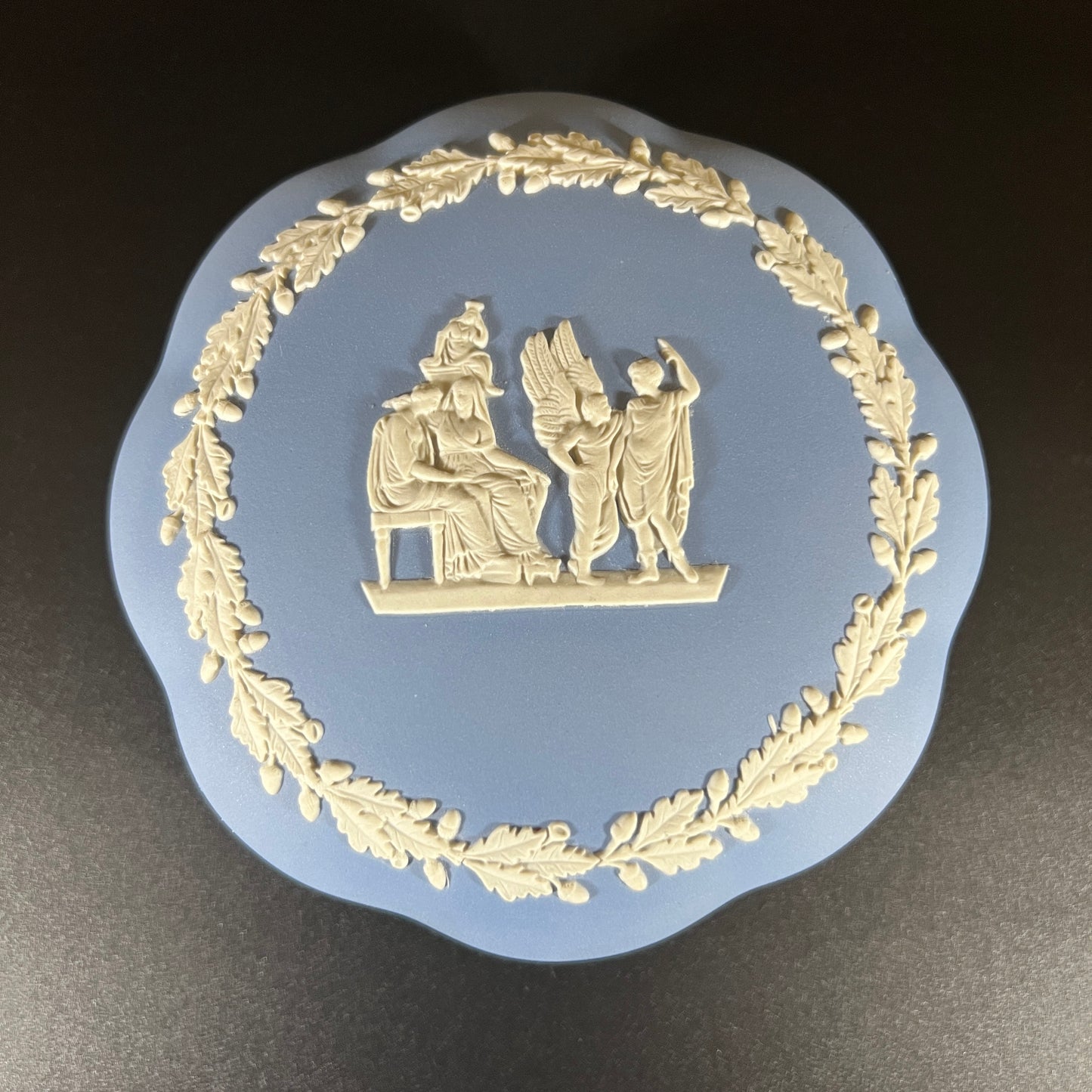 Vintage Wedgwood JasperwareTrinket Box with Lid