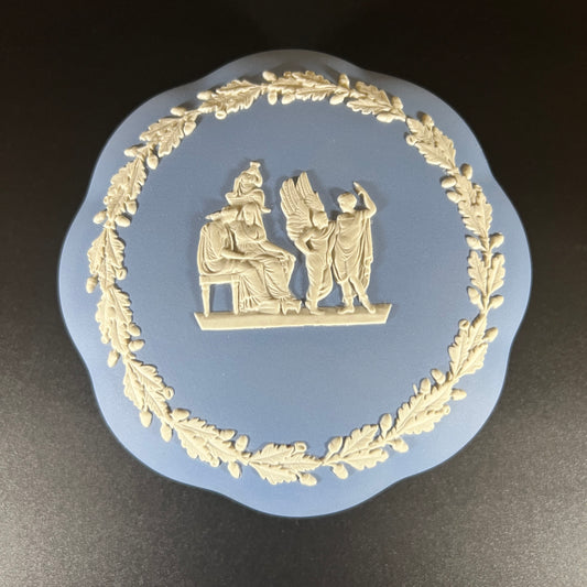 Vintage Wedgwood JasperwareTrinket Box with Lid