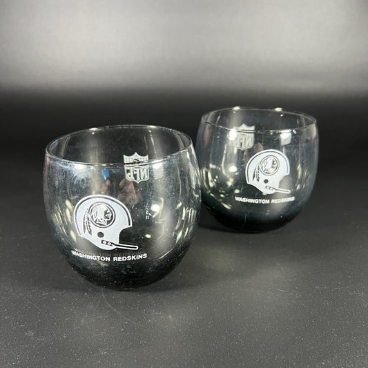 Washington Redskins Smoked Gray Rocks Glass Set