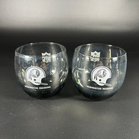 Washington Redskins Smoked Gray Rocks Glass Set