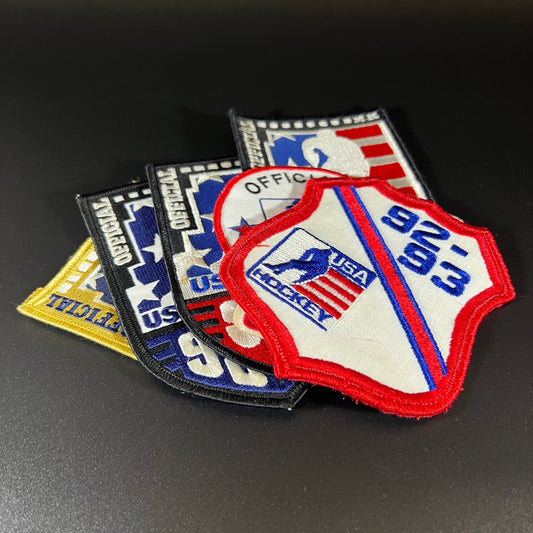 Vintage USA Hockey Official Patch Lot
