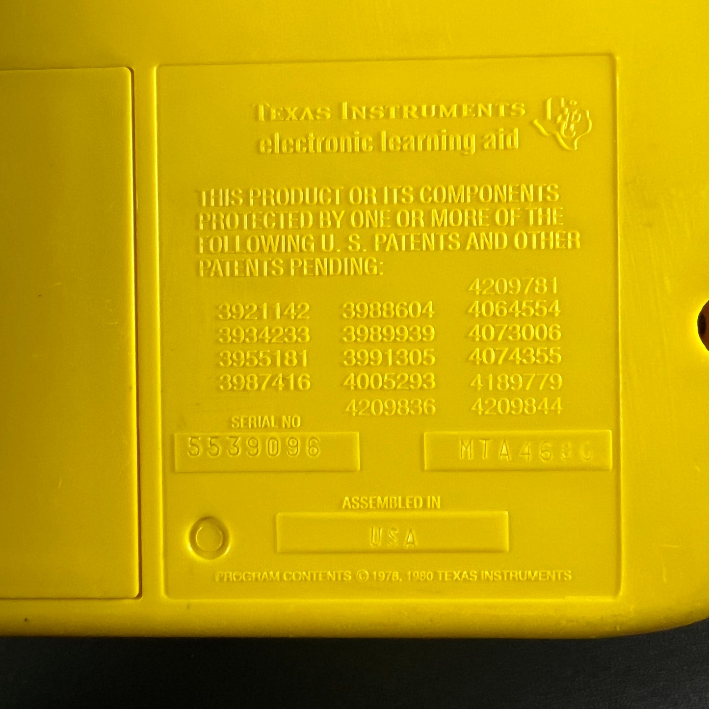 Texas Instruments Speak and Read