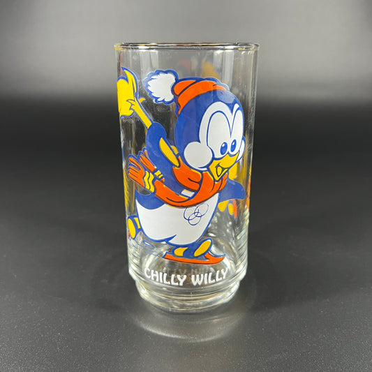 Walter Lantz Chilly Willy Promo Glass