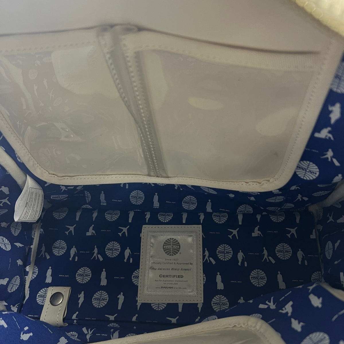 Pan Am Originals Collection Carry-on Luggage Bag - Vintage White