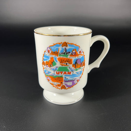 Vintage Utah Souvenir Mug