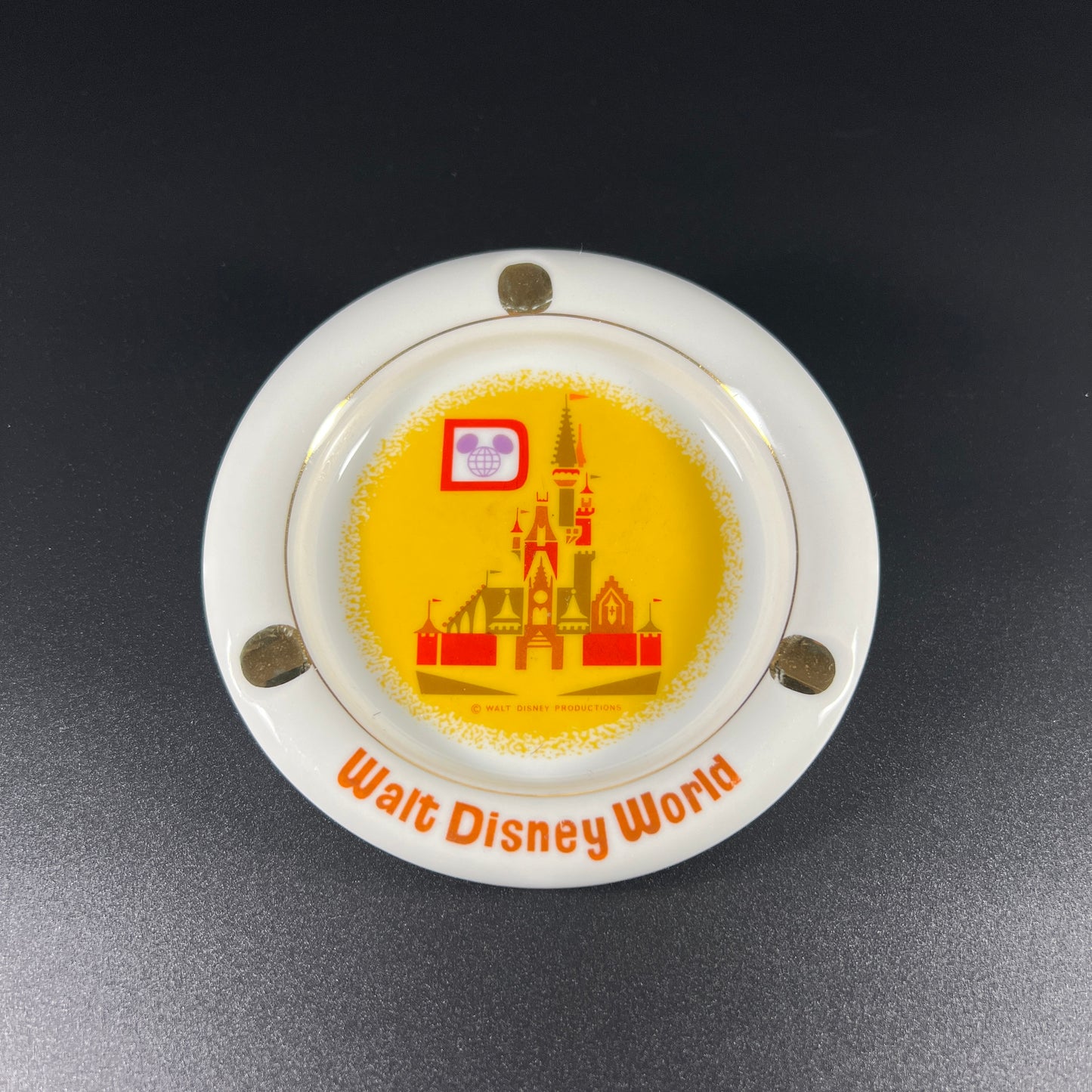 Walt Disney World Ashtray and Epcot Matchbook