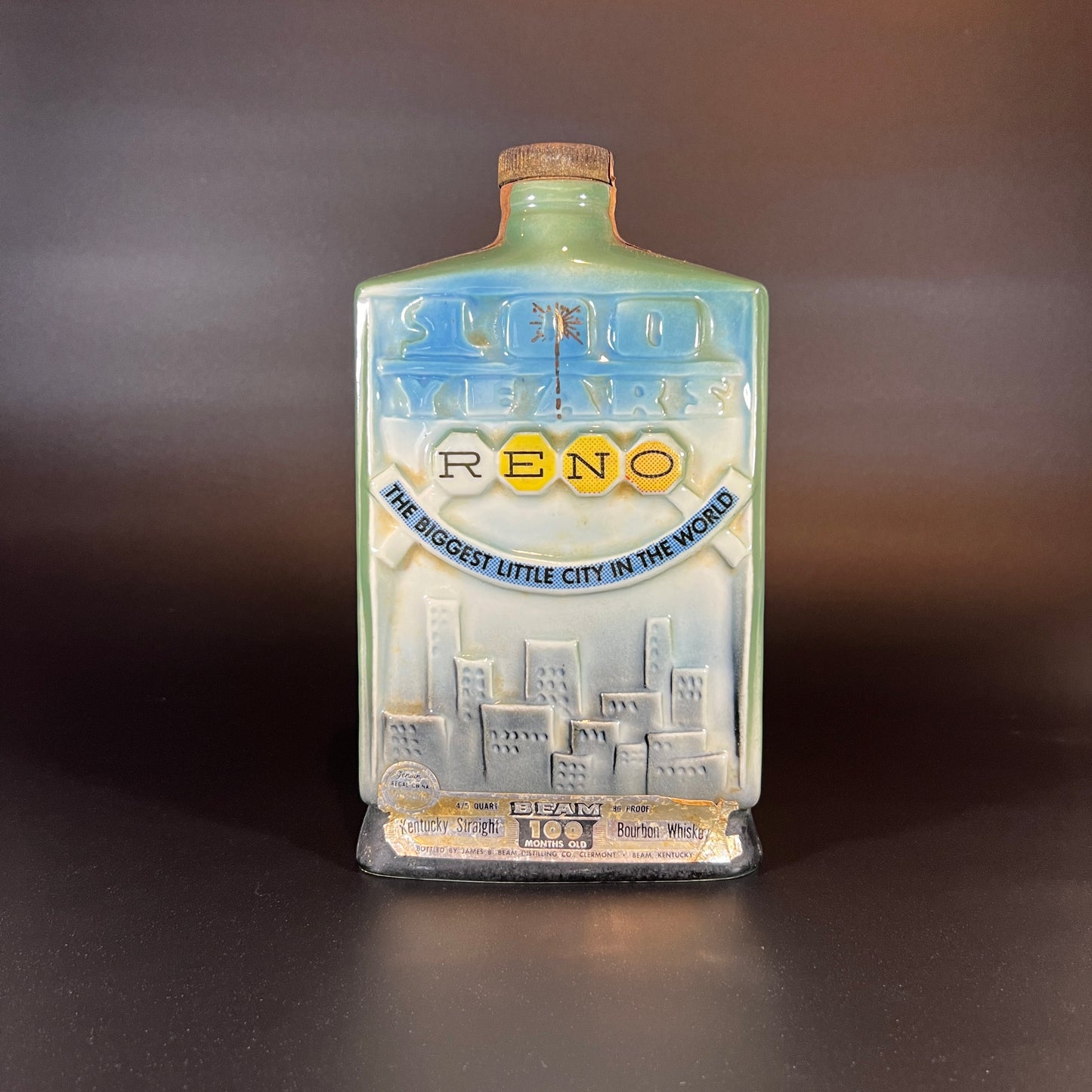 Jim Beam Reno 100 years Bourbon Decanter