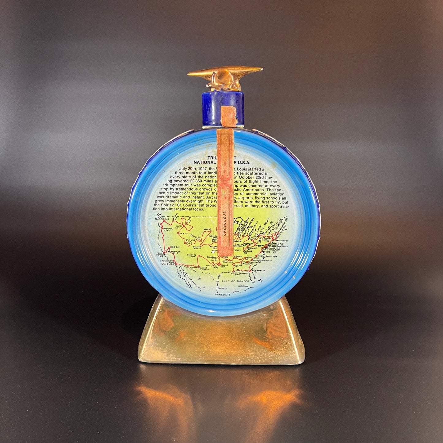 Ezra Brooks Spirit of St. Louis Decanter