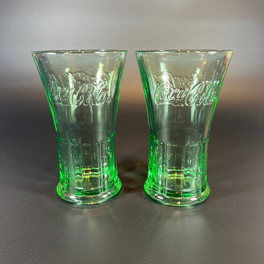Coca Cola Libbey Flared Glasses
