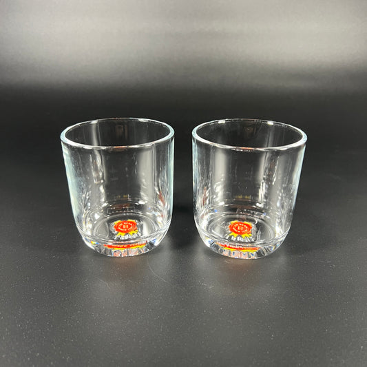 Jim Beam Rocks Glass Pair