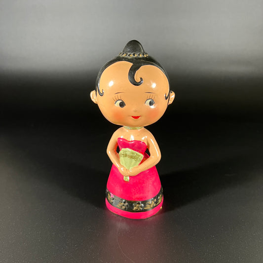 Vintage Bobble Head (Girl in Formal Wear)