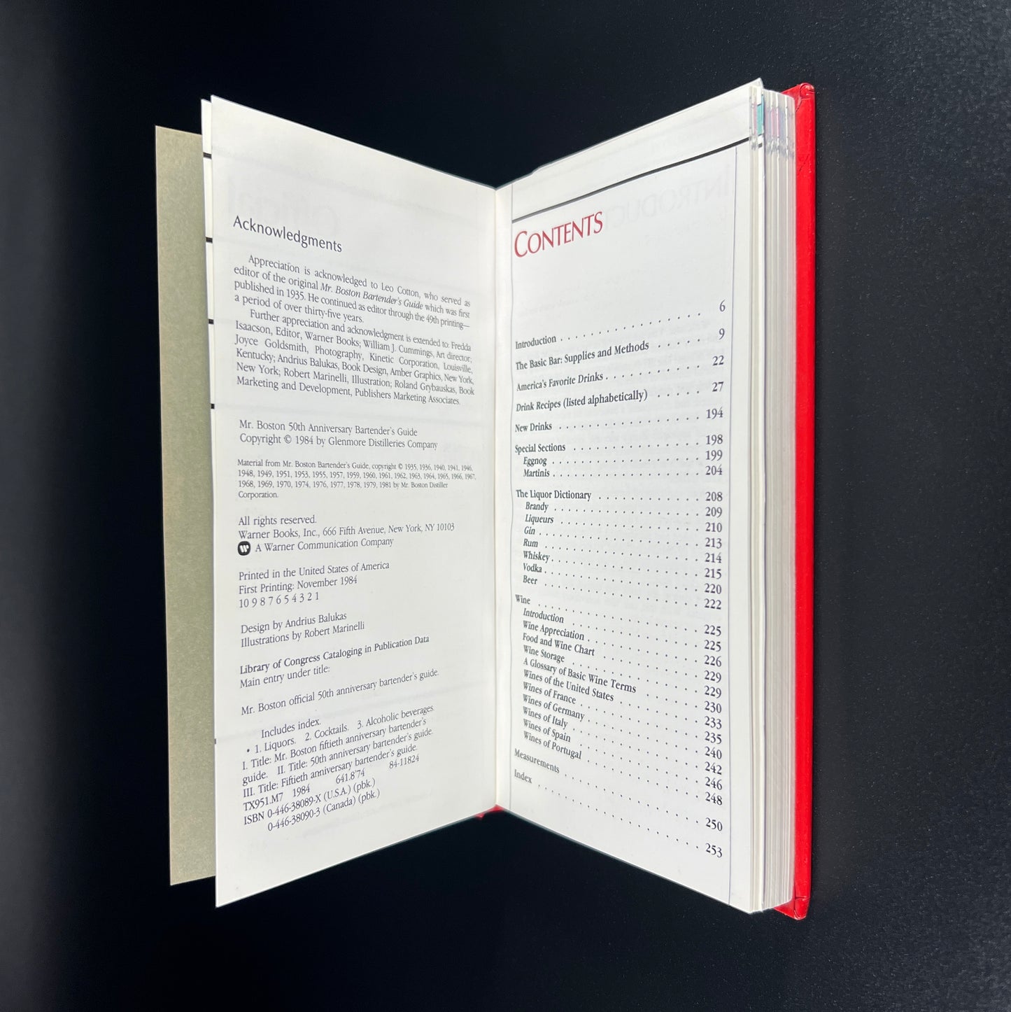 Mr. Boston 50th Anniversary Official Bartenders Guide