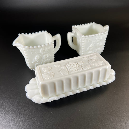 Westmoreland Milk Glass Set