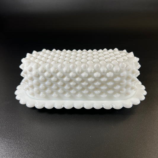 Fenton Hobnail Milk Glass Set