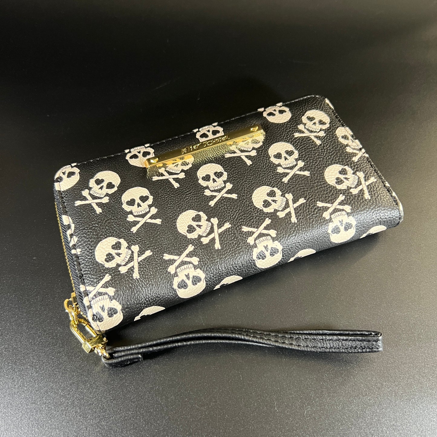 Betsey Johnson Skull & Crossbones Clutch
