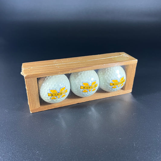 Vintage Michigan Golf Balls