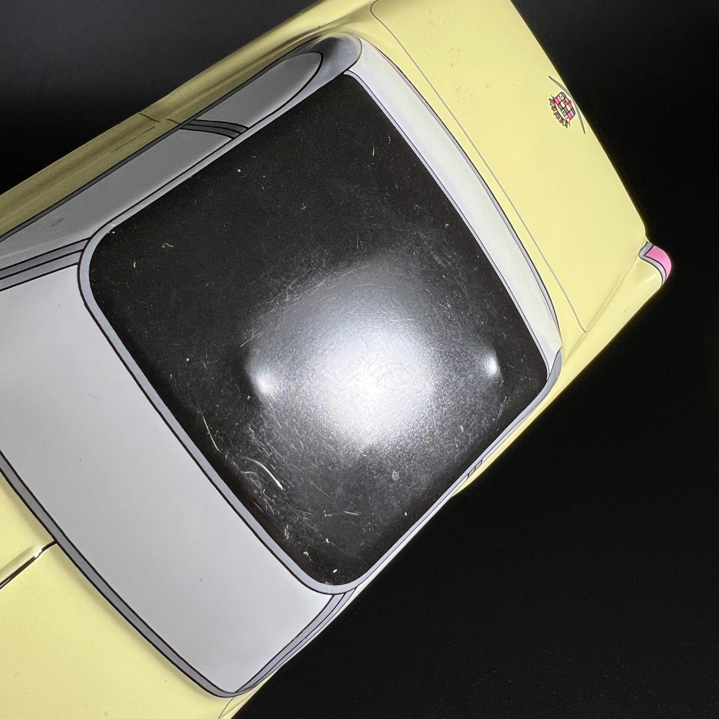 Vintage Beetland Cadillac Toy Pencil Box