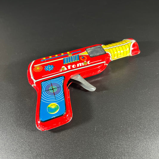 Vintage Tin Atomic Space Ray Gun