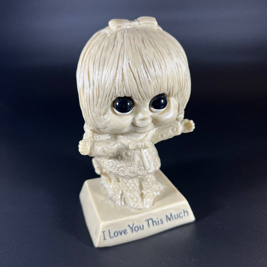 Vintage W & R Berrie Co, "I Love You This Much", Figurine