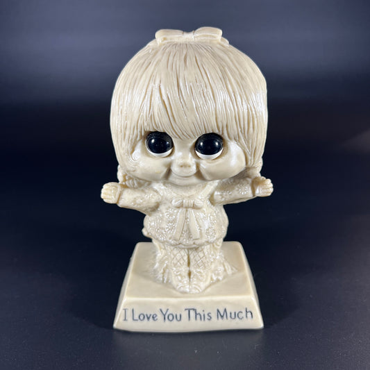 Vintage W & R Berrie Co, "I Love You This Much", Figurine